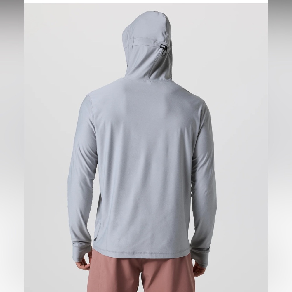 Vuori Men’s Uluwatu UPF Hoodie, NWT, Platinum Heather, V1075 - Picture 3 of 16